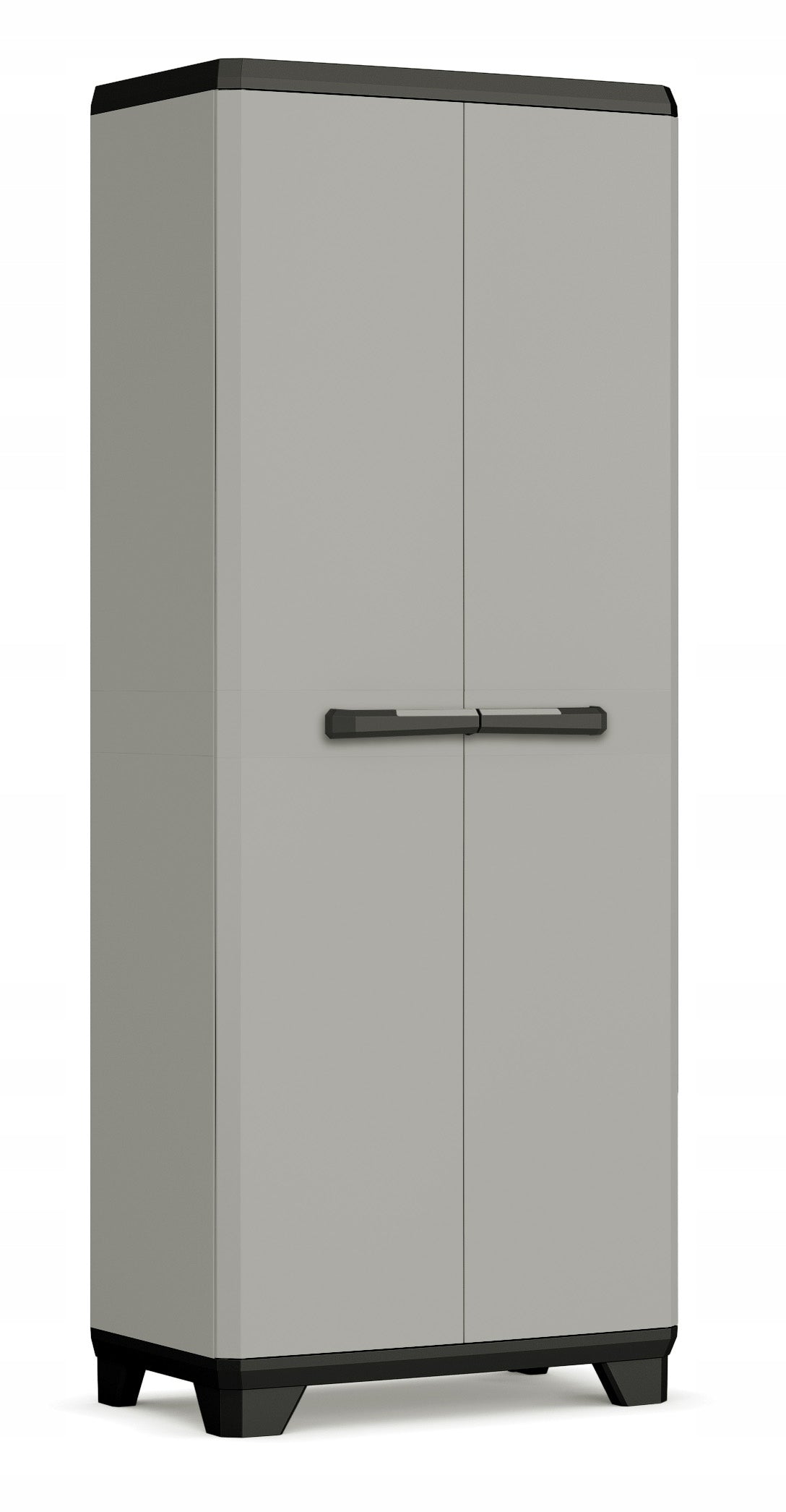 Multifunktionsschrank Keter Planet, grau/schwarz 