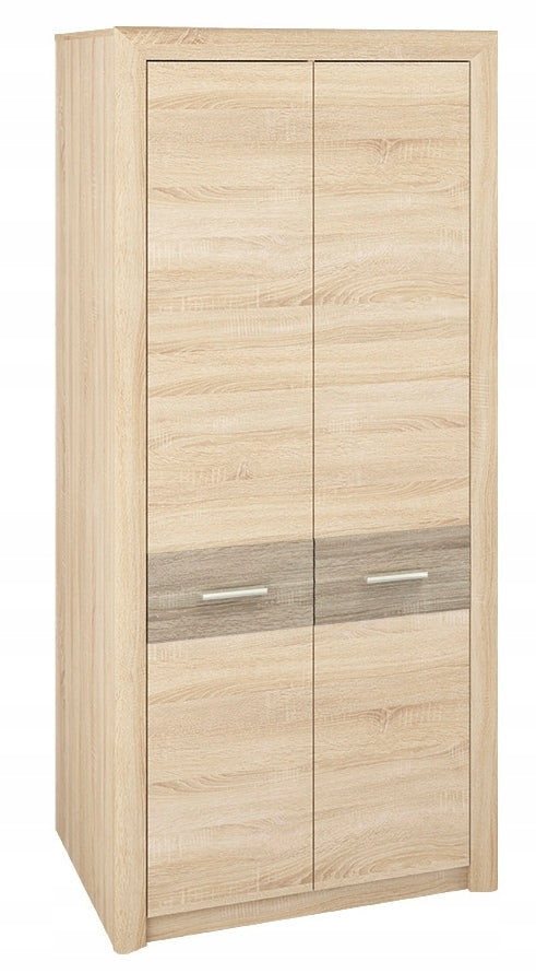 Kleiderschrank Castel 01, Eichenfarbe 