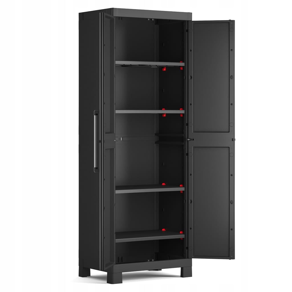 Keter Hochschrank Detroit, schwarz 