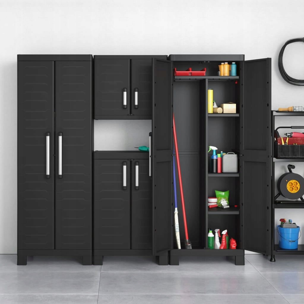Keter Universalschrank für Dinge Detroit, schwarz 
