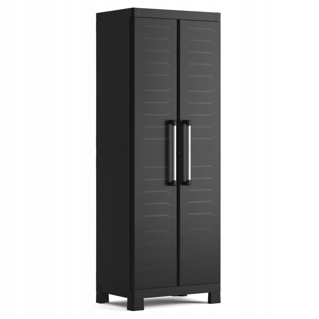 Keter Universalschrank für Dinge Detroit, schwarz 