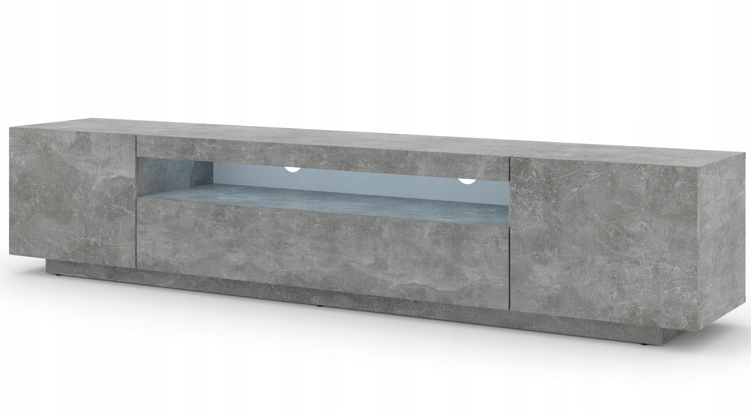 TV-Tisch RTV Aura 200 mit LED-Beleuchtung, grau 