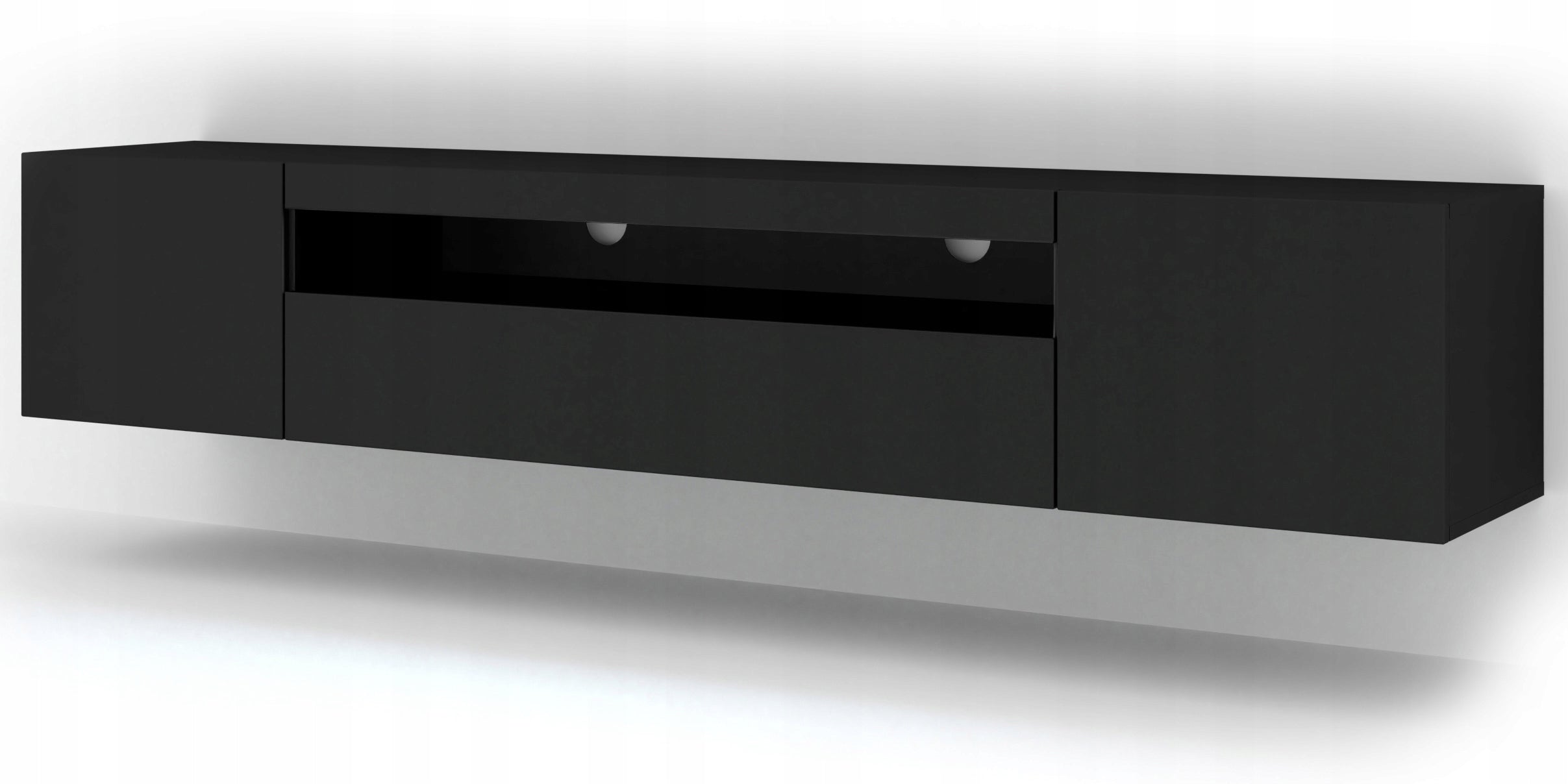 TV-Ständer RTV Aura LED, schwarz 