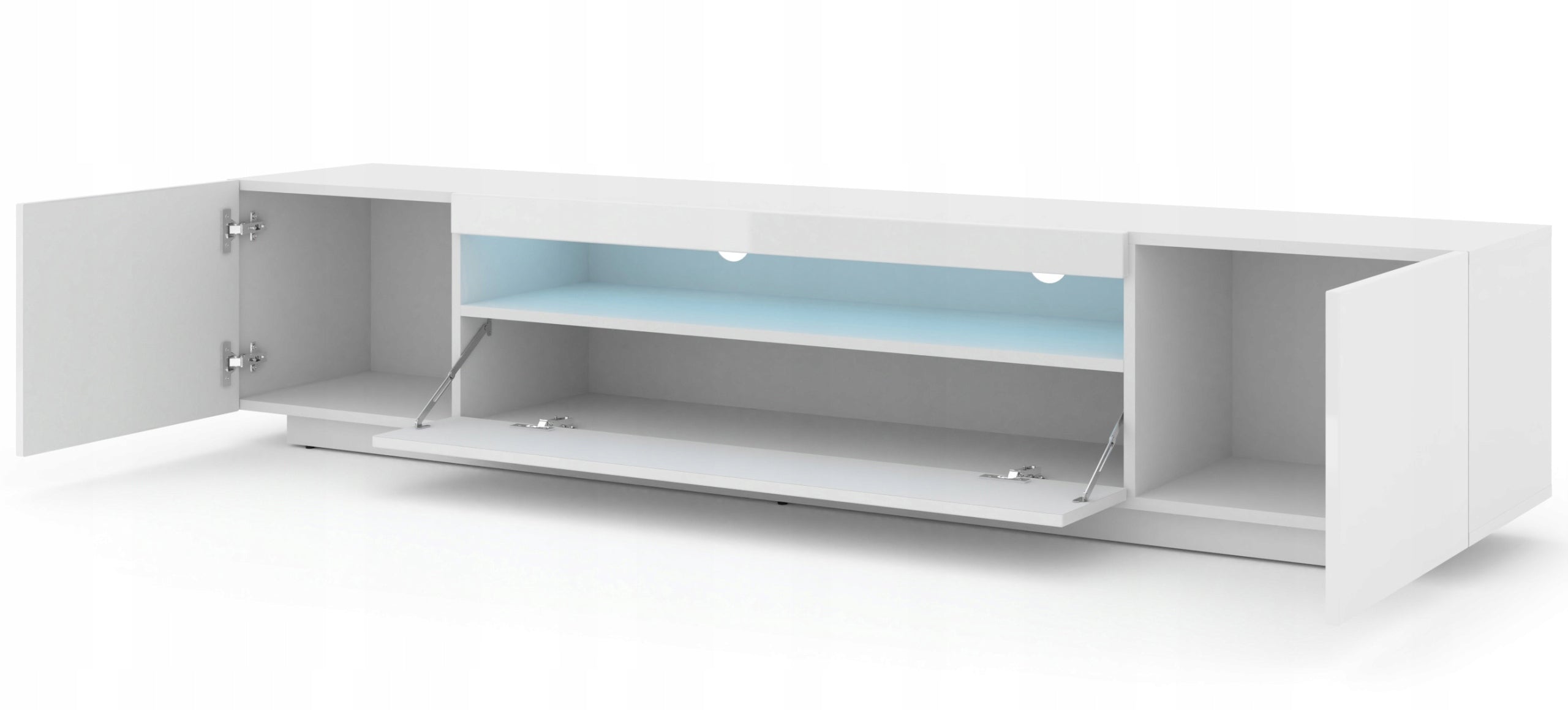 TV-Ständer Aura 200 weiße LED 