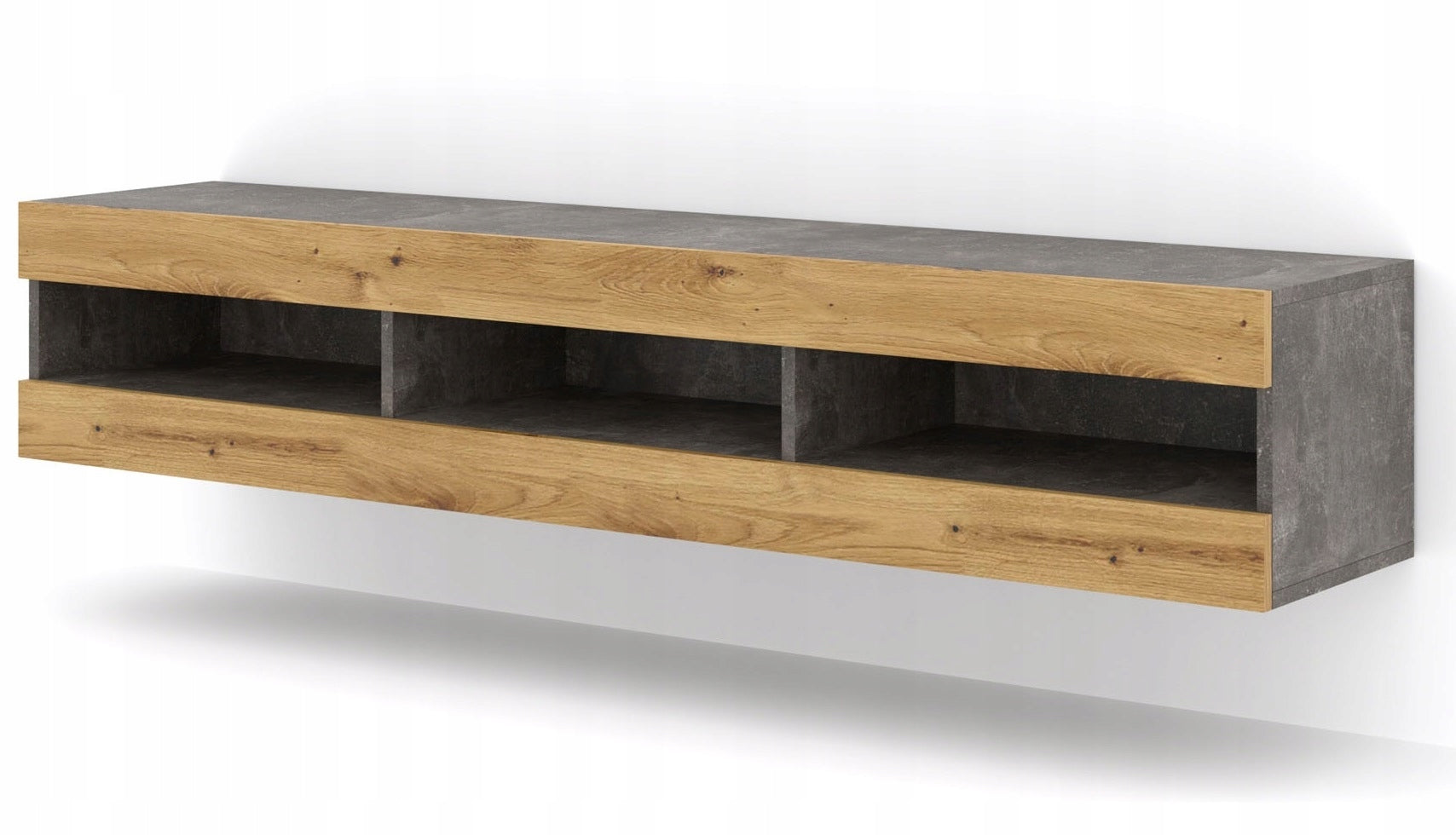 TV-Tisch RTV Manta, grau/braun 