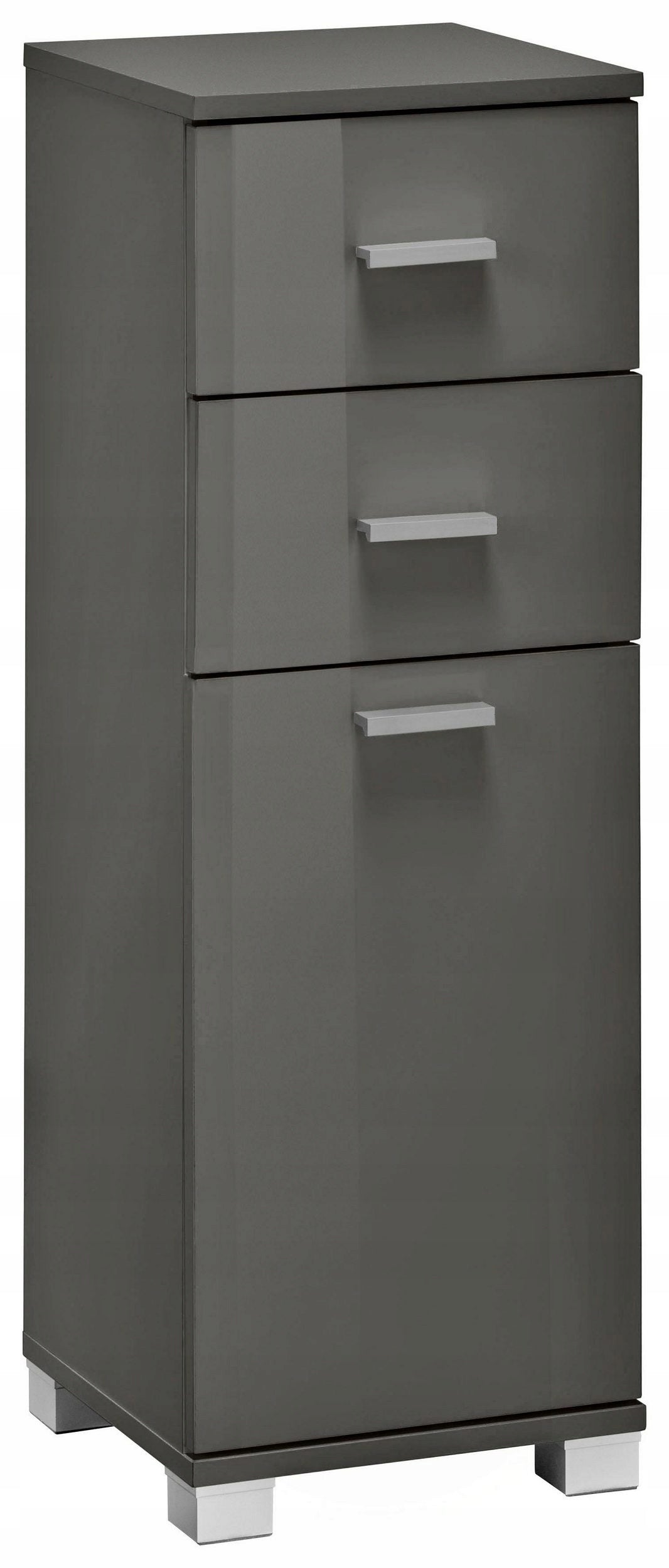 Unterer Badezimmerschrank Rhonda, grau 