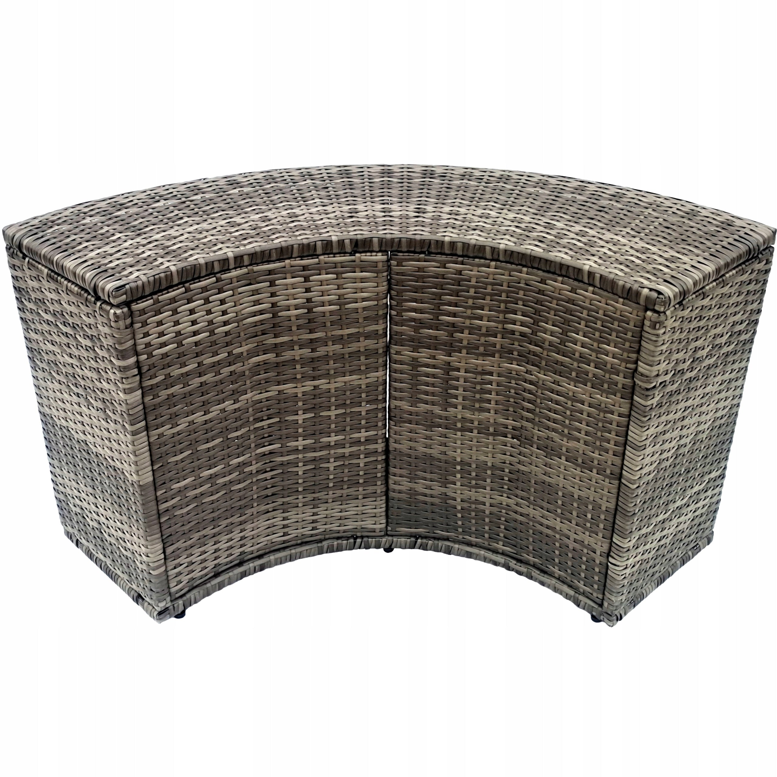 Quadratischer Whirlpool-Schrank mit Türen Thunder, 112 x 30 x 58,5 cm 