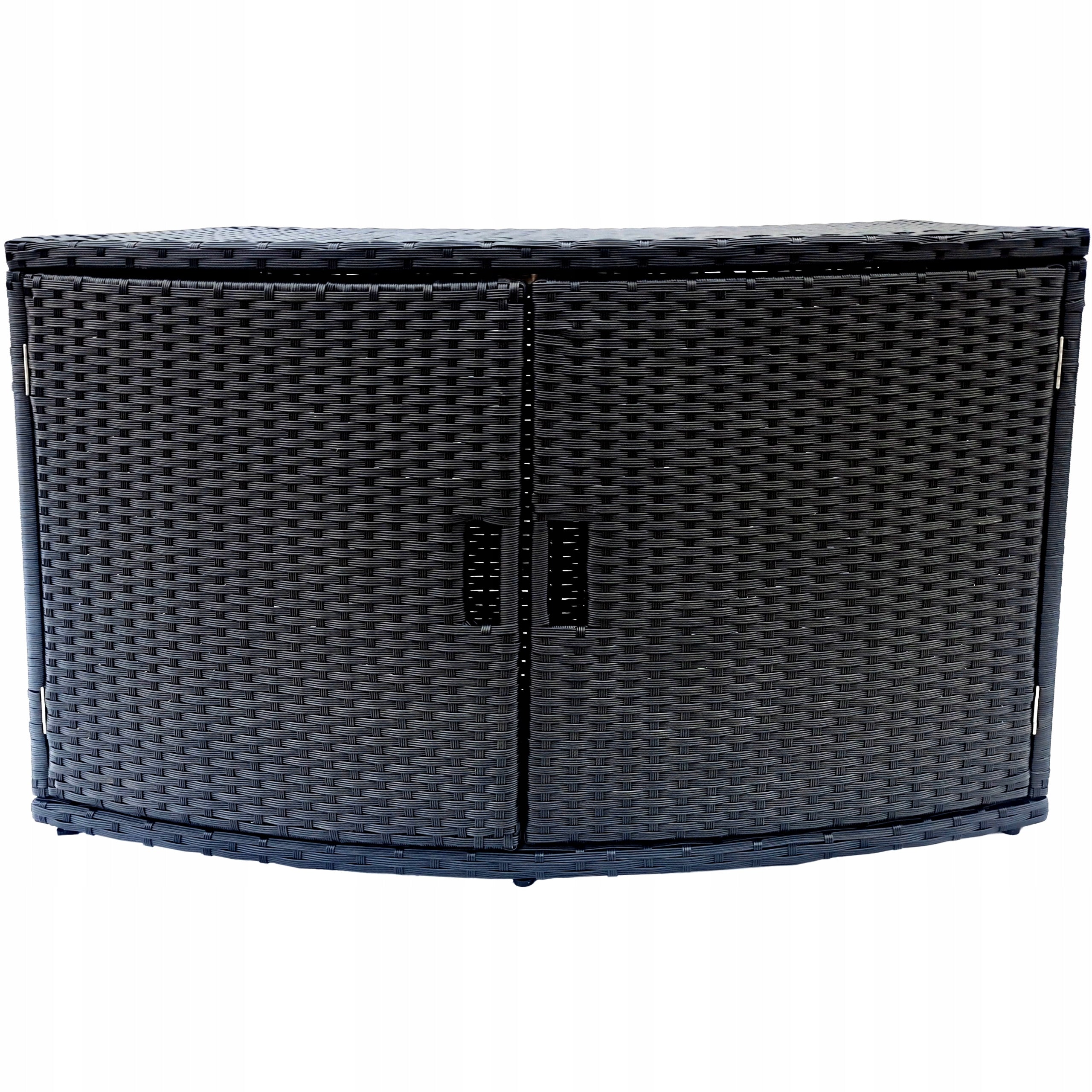 Runder Whirlpool-Schrank mit Türen Thunder, 112 x 30 x 58,5 cm 
