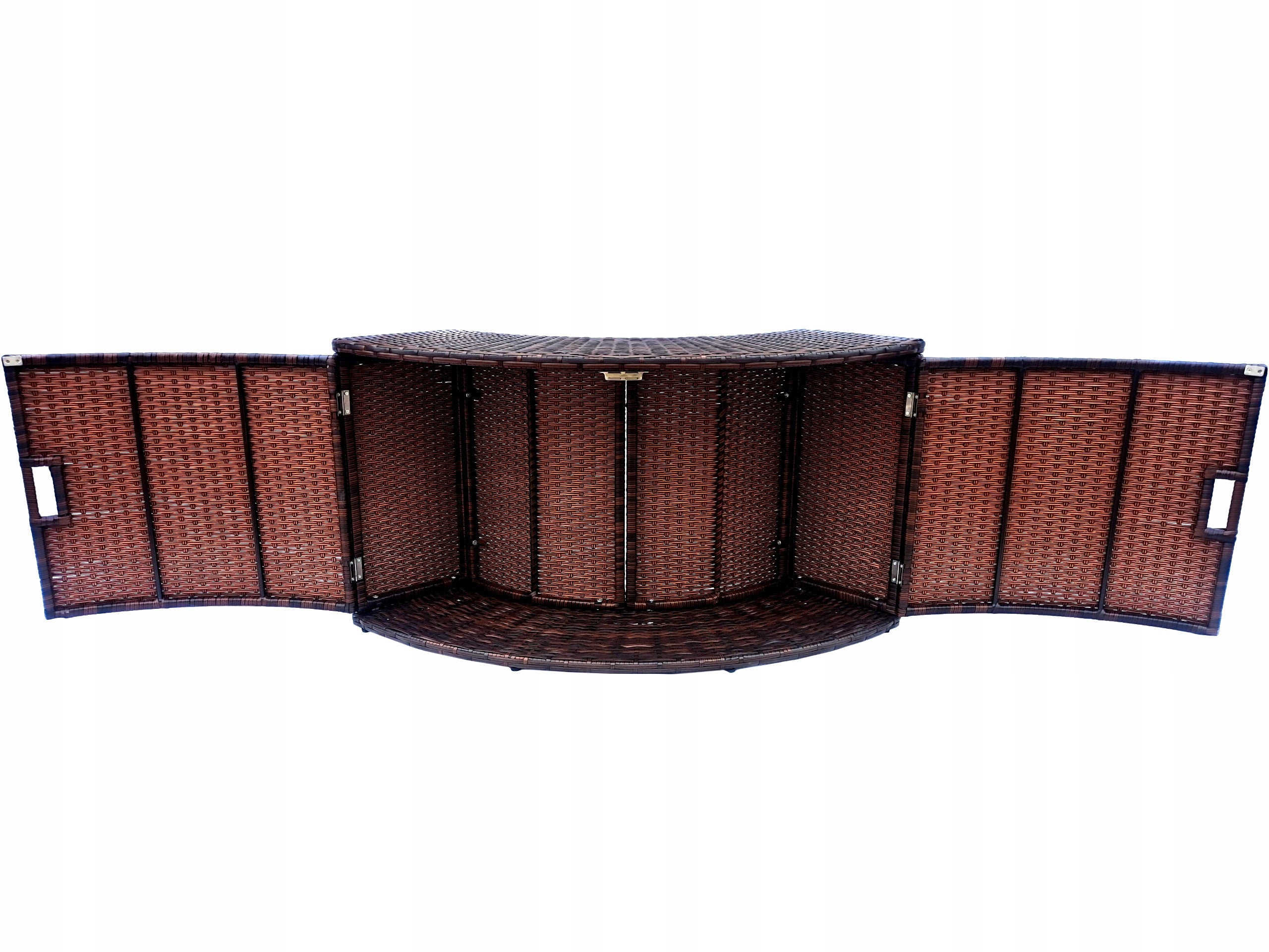 Quadratischer Whirlpool-Schrank mit Türen Thunder, 112 x 30 x 58,5 cm 