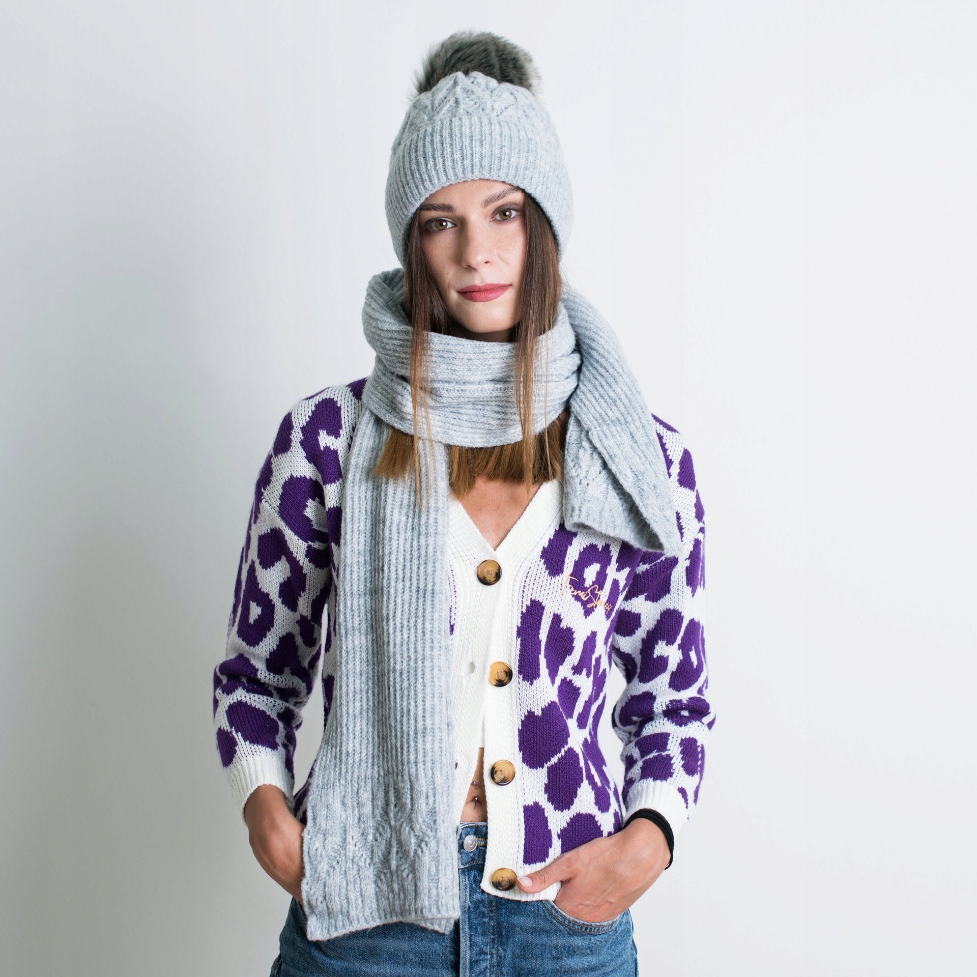 Set für den Winter für Damen Art of Polo, schwarz 