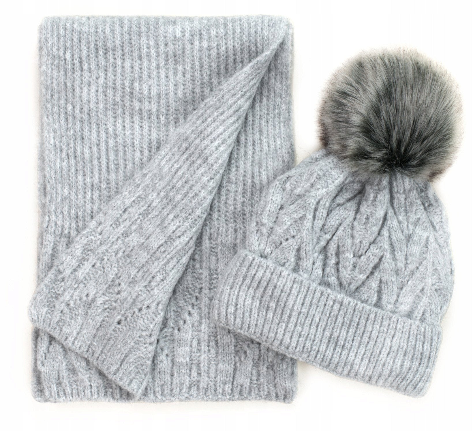 Mütze und Schal Art of Polo cz21801-3, grau 