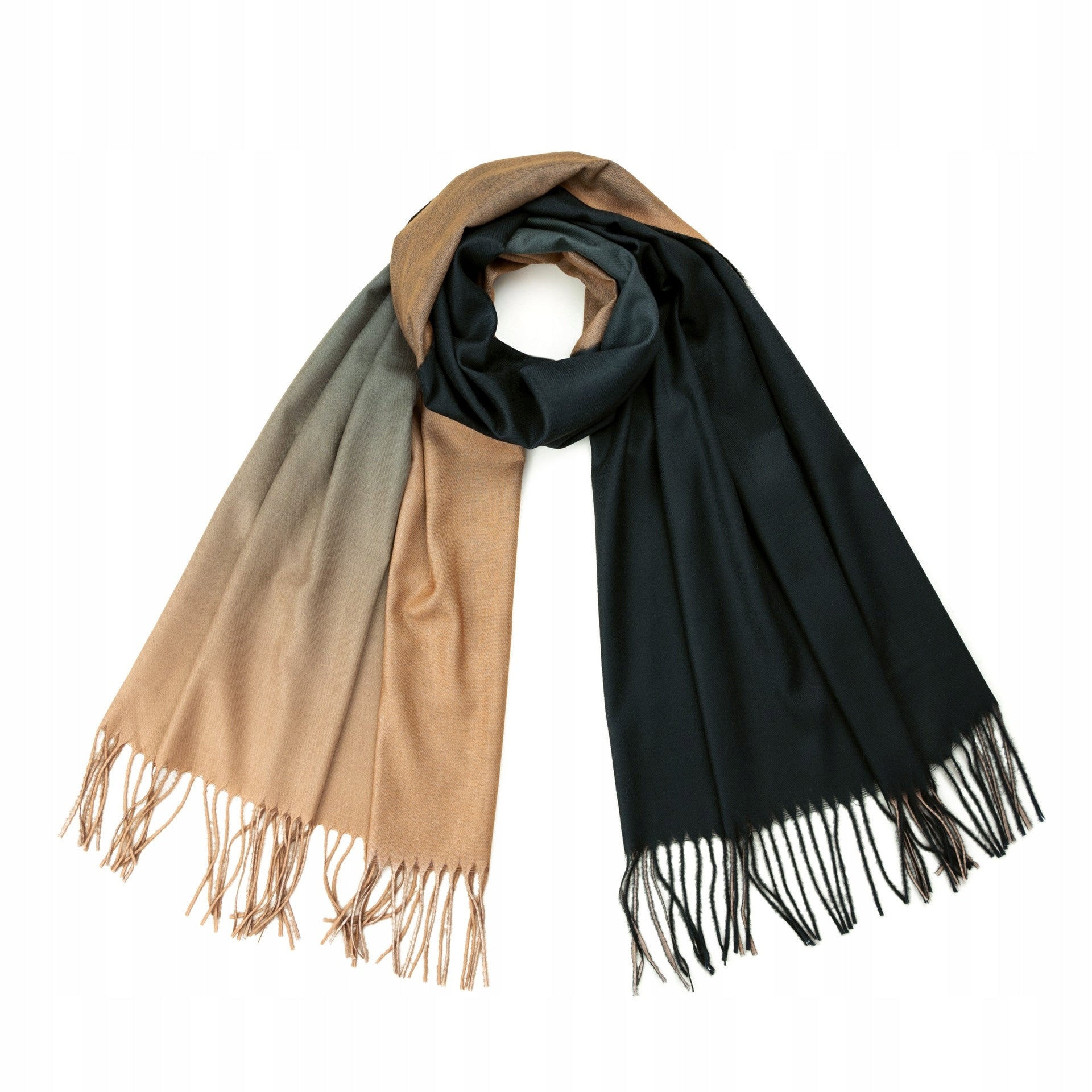 Art of Polo Schal schwarz, dunkelbeige sz22281-3 schwarz, dunkelbeige 