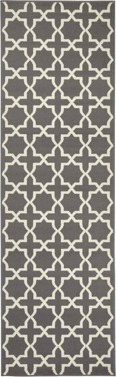 Hanse Home Teppich Glam Grey Creme, 80x450 cm 