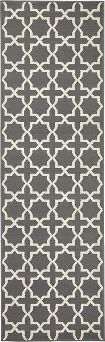 Hanse Home Teppich Glam Grey Creme, 80x450 cm 