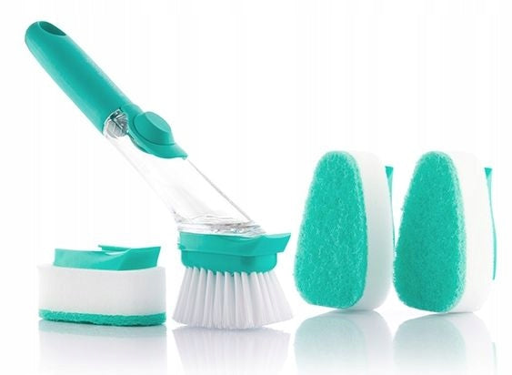 Scheuerbürste mit Griff und Seifenspender InnovaGoods 