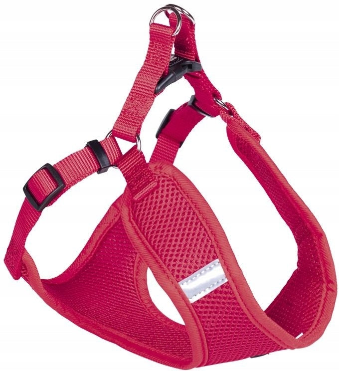 Mesh Reflect Hosenträger für Hunde, 33-41 cm + 37 cm, rot 