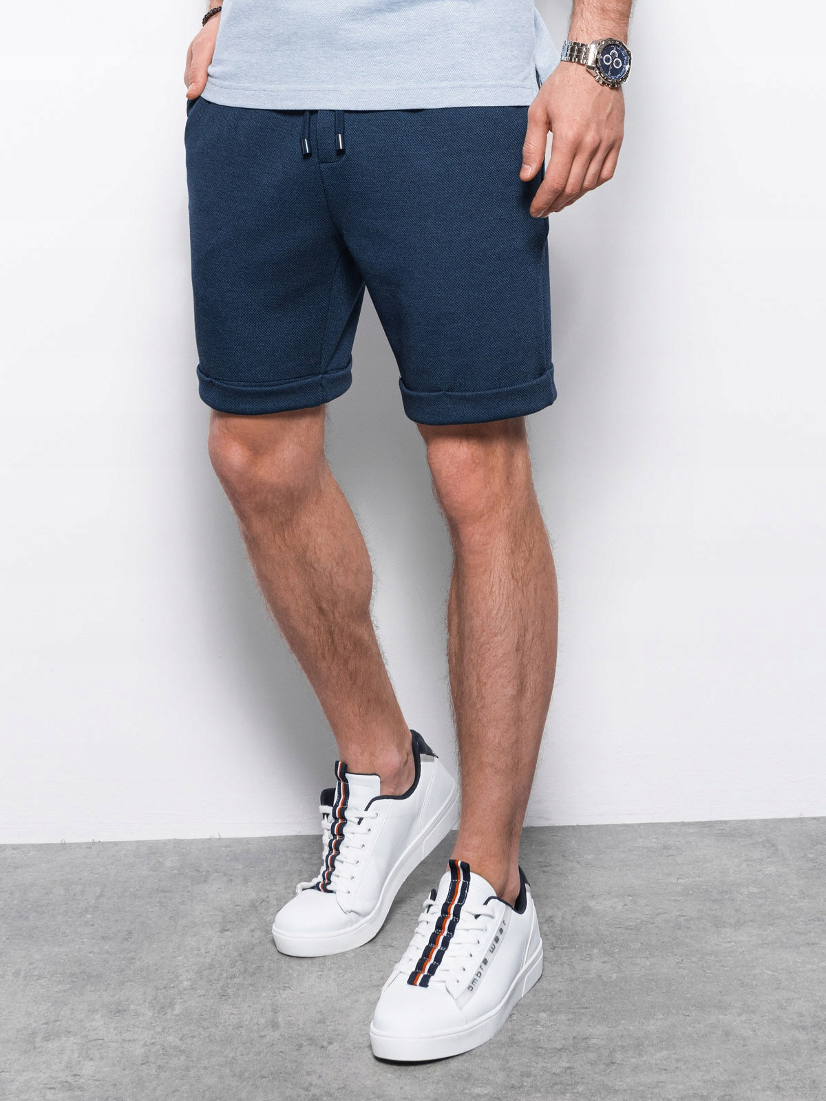 Šortai vyrams Ombre Clothing 122084-7, mėlyni