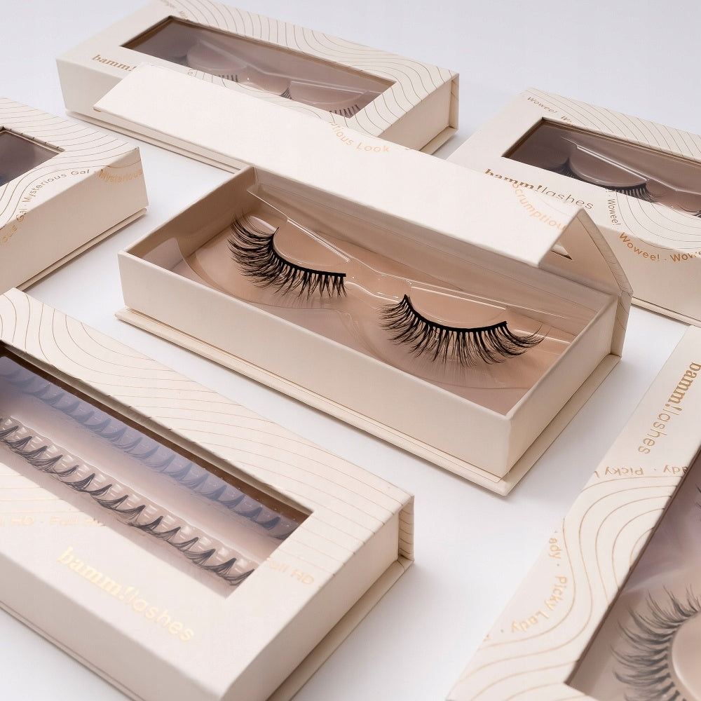 Geklebte Wimpern Bamm!Lashes Falsche Wimpern Leckerer Look 