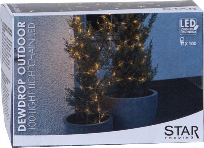 Outdoor-Girlande Dew Drop 100 LED 
