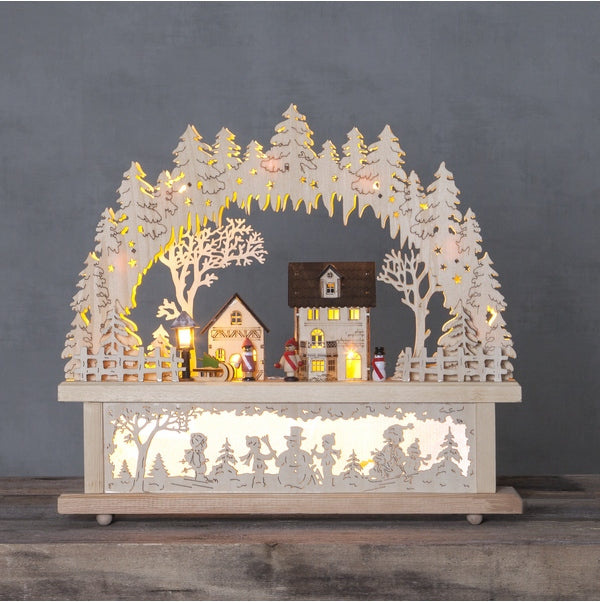 LED-Kerzenständer aus Holz 270-56 Rosenheim 270-56 