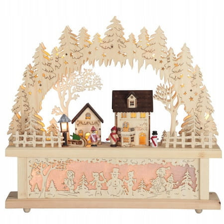 LED-Kerzenständer aus Holz 270-56 Rosenheim 270-56 