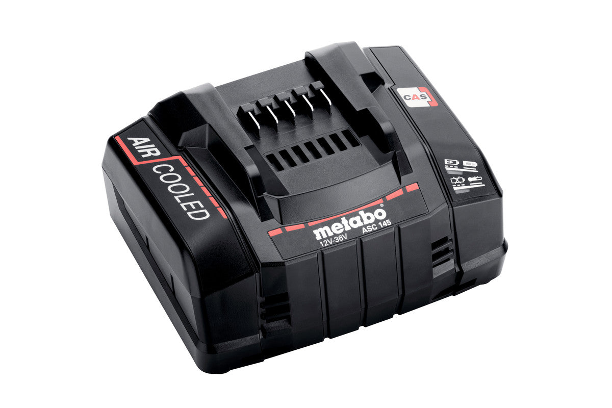 Ladegerät ASC 145 12, 14,4, 18, 36 V „AIR COOLED“ 8 A, Metabo 