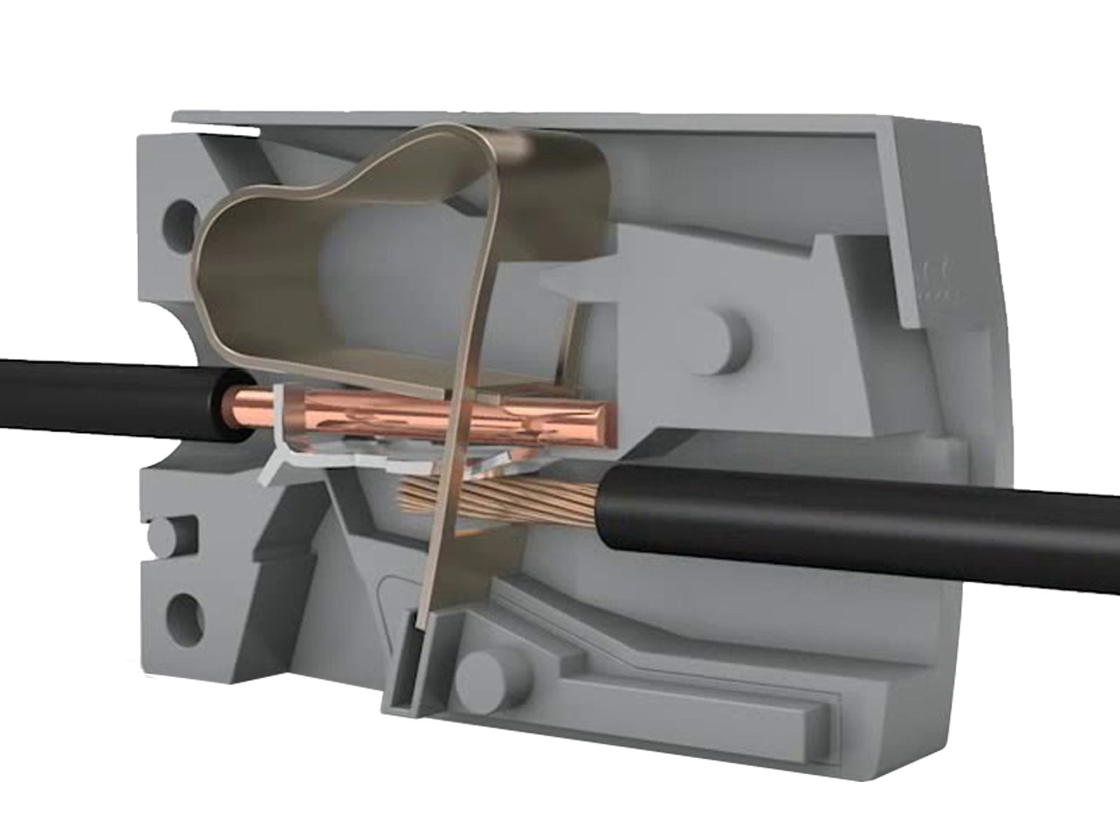 WAGO Lampenklemme 2,5mm², 100 Stk., Grau 