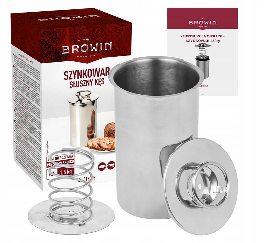 Edelstahl-Fleischpresse 1,5 KG (313015) 