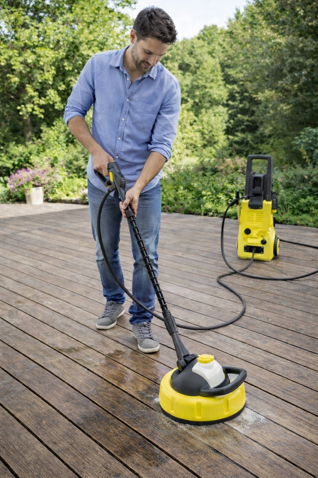 T-RACER patio cube terrace brush for Karcher K2 K3 K4 K5 K6 K7 washer Manufacturer code 4904582463269