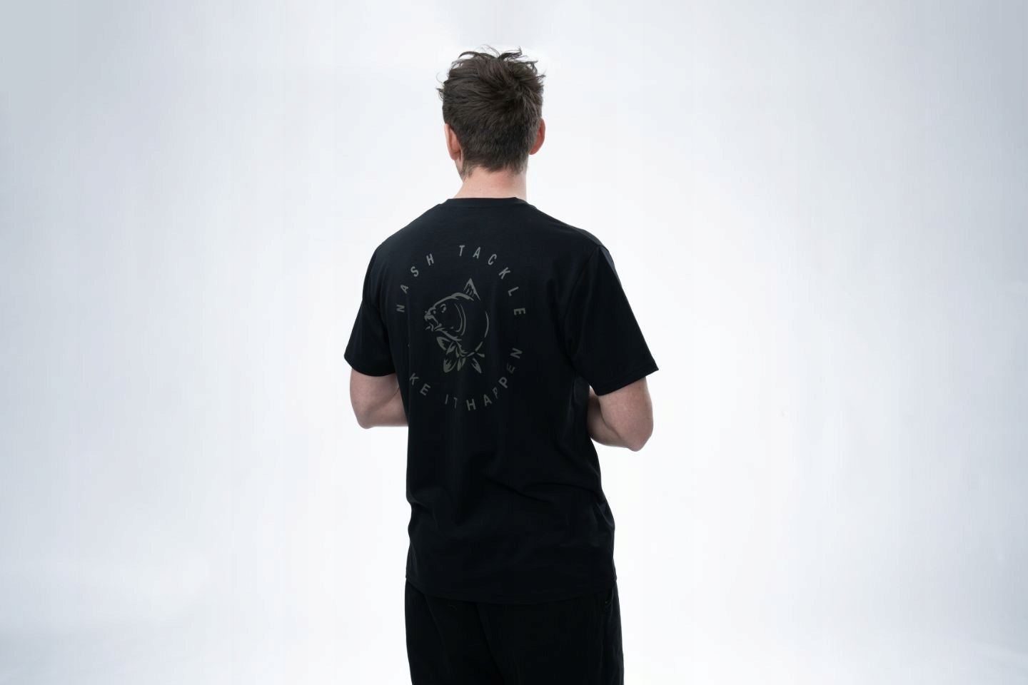 T-SHIRT NASH T-SHIRT MAKE IT CARP LOGO BLACK XL Brand Nash