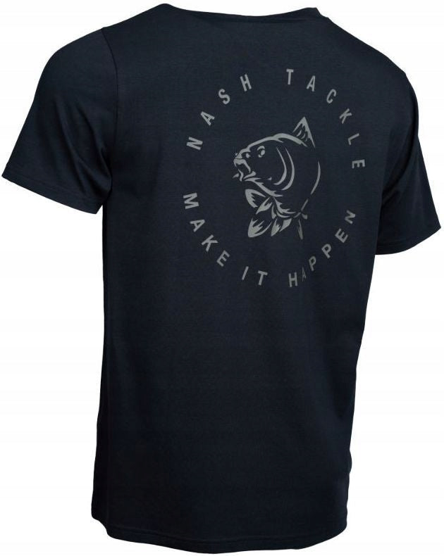 T-SHIRT NASH T-SHIRT MAKE IT CARP LOGO BLACK XL Color black
