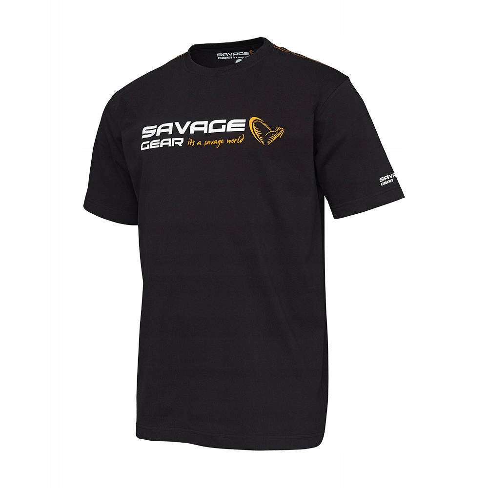 T-SHIRT SAVAGE GEAR LOGO BLACK INK-XXL