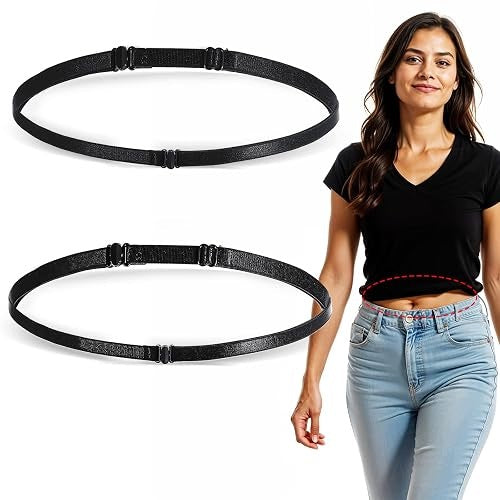 T-SHIRT STRAPS ELASTIC ADJUSTABLE FOR WOMEN INVISIBLE 2 PCS.