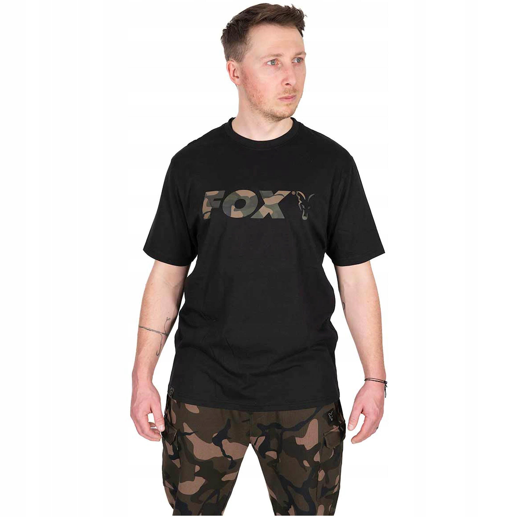 T-shirt Fox Black/Camo Logo T L