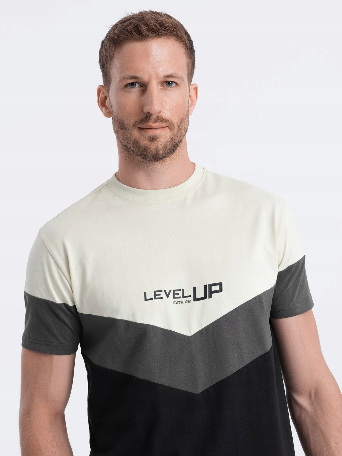 Marškinėliai vyrams Ombre Clothing, juodi