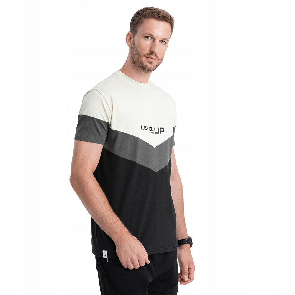 Marškinėliai vyrams Ombre Clothing, juodi