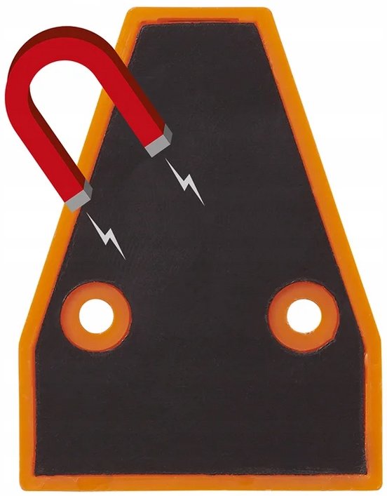 T-type cross level with magnet ProPlus for trailer motorhome 58x43,6mm Kind bubble level