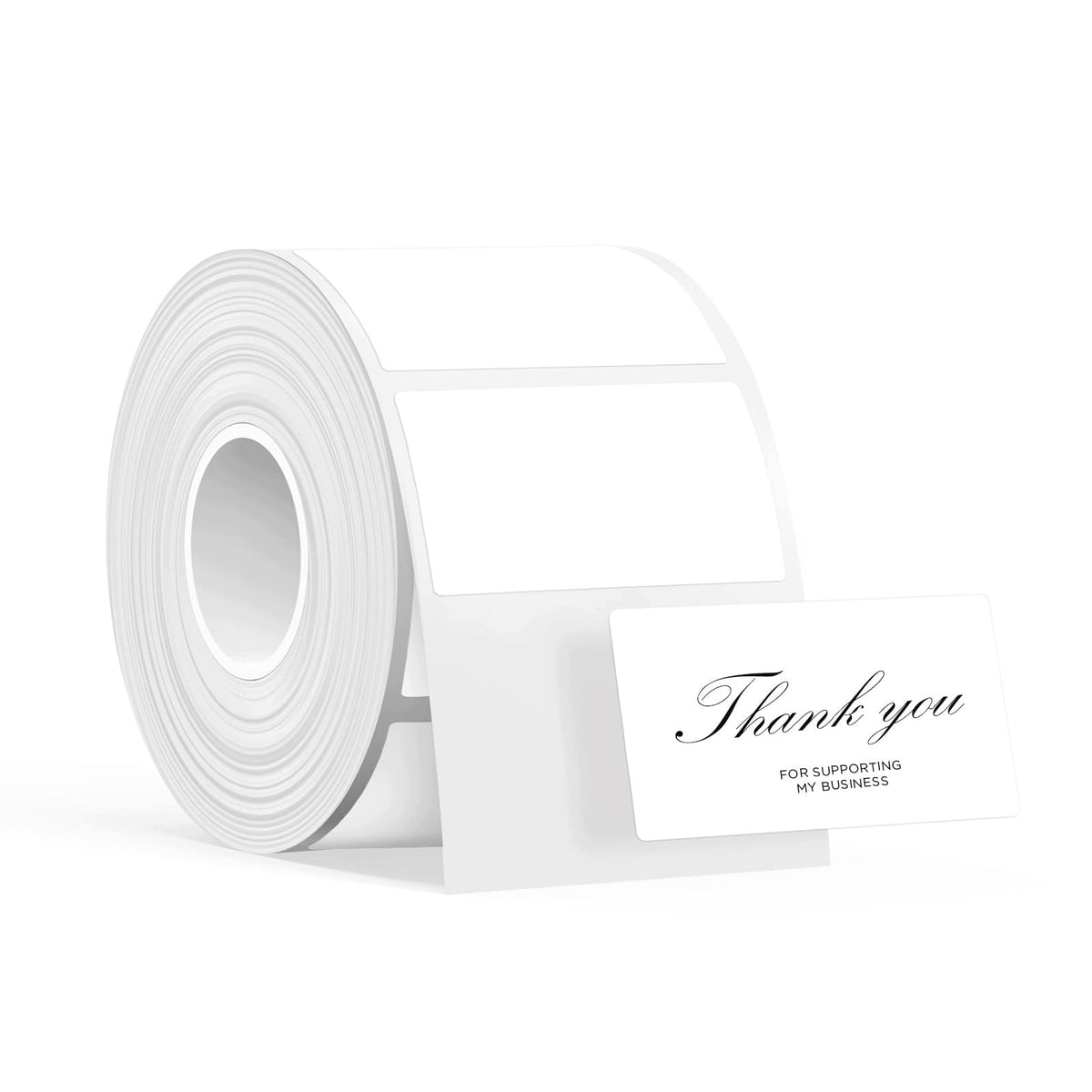 T50M LABEL TAPE 50MM X 30MM 250 PCS BLACK TO WHITE FOR HOME