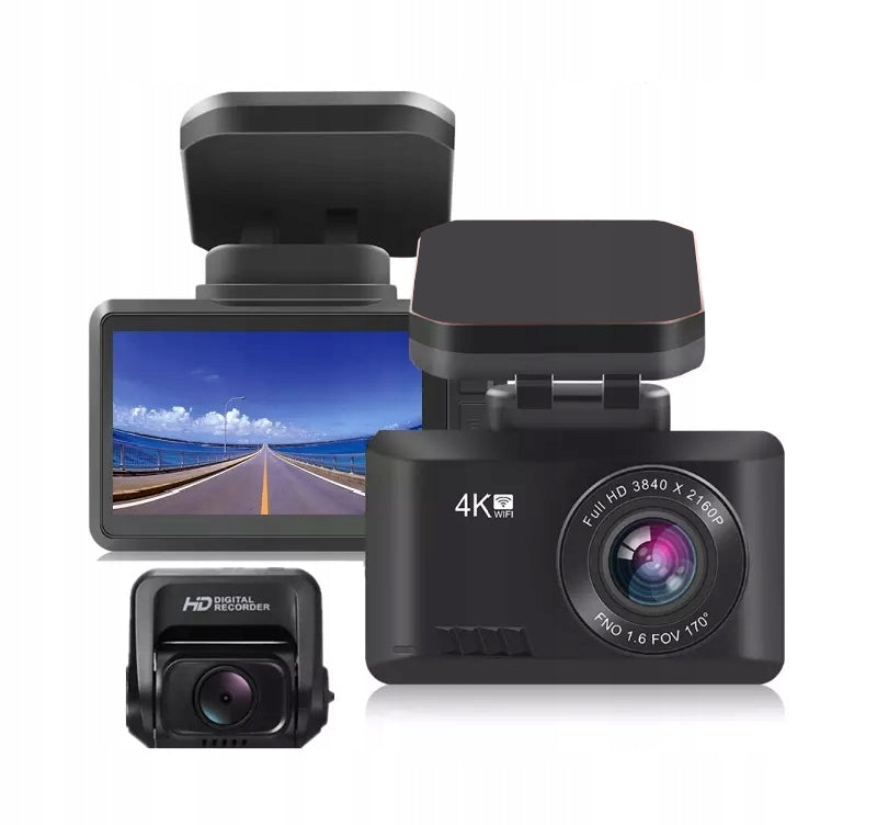 T8DUAL 4K Video Recorder IMX335 Wifi GPS Brand Kopier