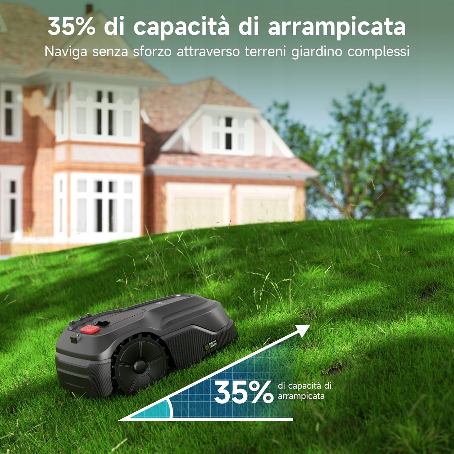 TAB HyperMow mowing robot, lawn mower daily range up to 600 m² J170 Series WIPER ECOROBOT IKE