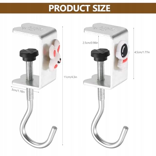 TABLE BAG HOLDER METAL ADJUSTABLE 360 4 PCS FOR HOME GIFT Manufacturer code Bez marki