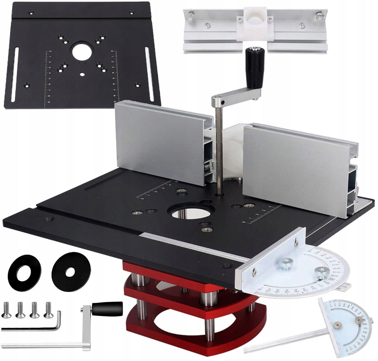 TABLE BASE FOR HIGH-SPINDLE MILLING MACHINE FOR WOODWORKING