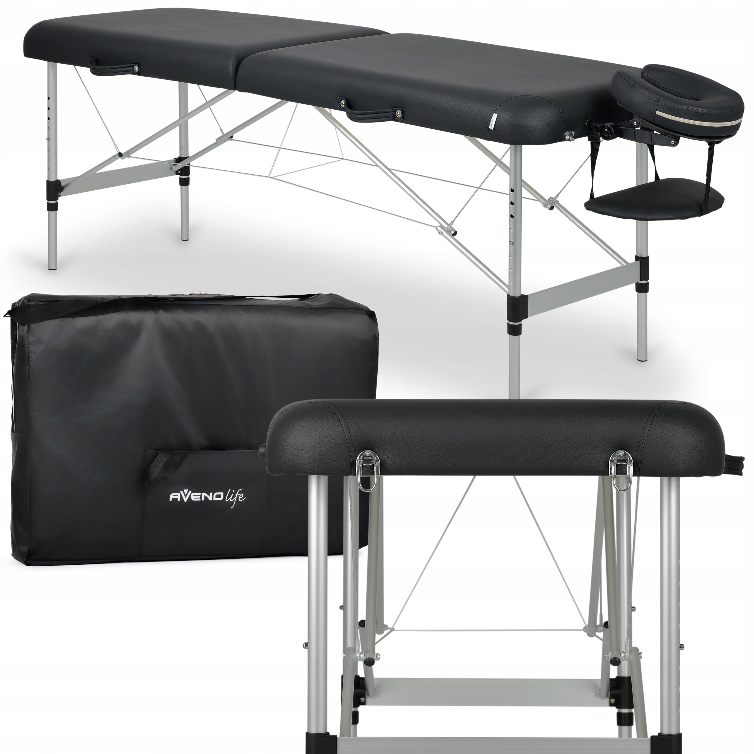 TABLE COSMETIC BED FOR EYELASHES MASSAGE ESTETIC DARK FOLDING LIGHT ALUMINUM