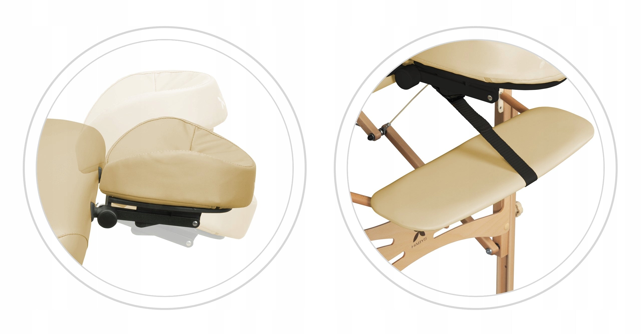 TABLE COSMETIC MASSAGE BED FOLDING WOODEN 3 SEGMENTS GALLO PLUS EAN (GTIN) 5907813380990