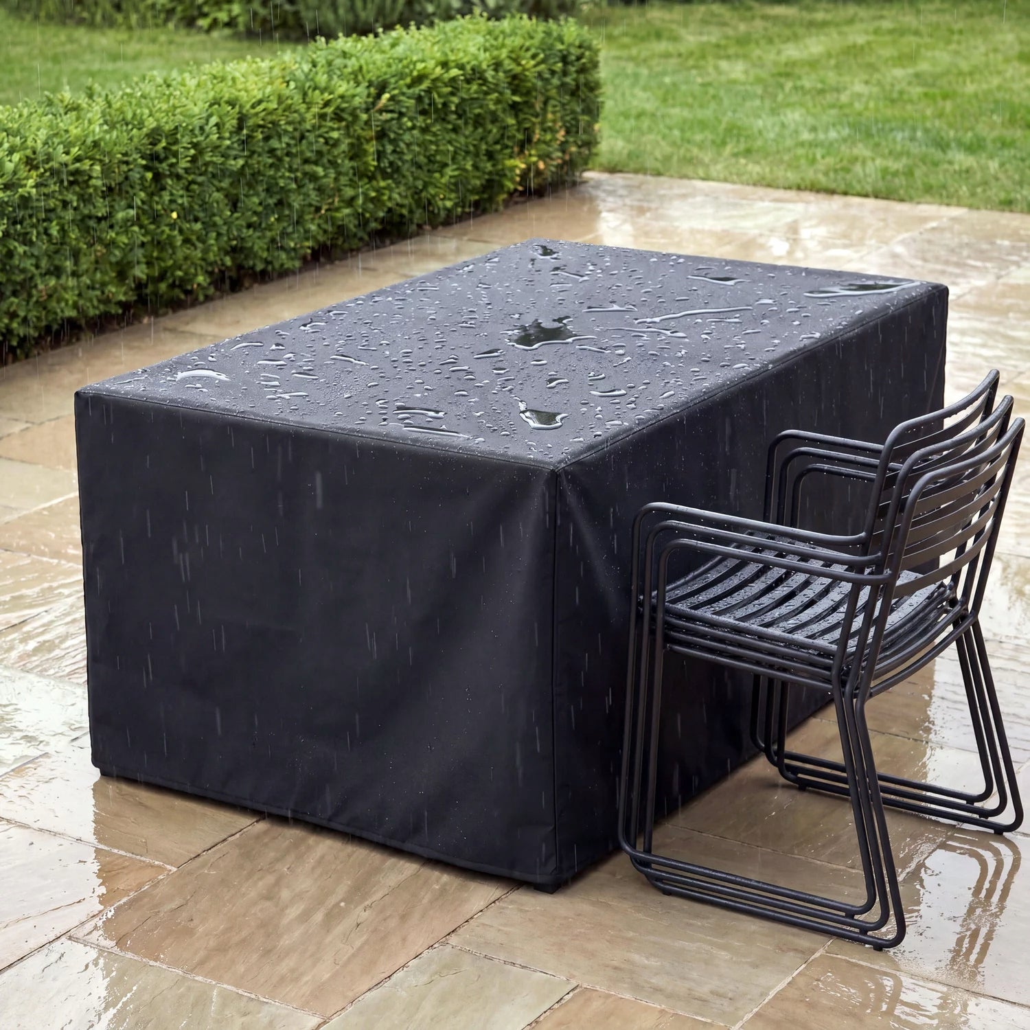TABLE COVER GARDEN FURNITURE 115X163X72 CM WATERPROOF PULLER OUTTEC Product weight with unit packaging 0.57 kg