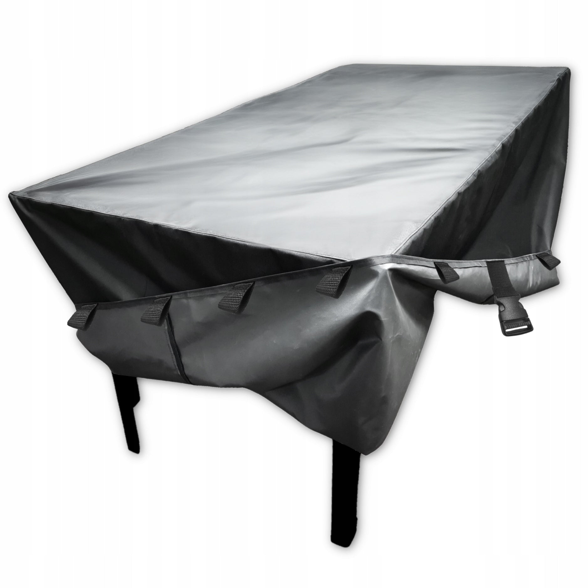 TABLE COVER GARDEN FURNITURE WATERPROOF TARPAULIN BLACK CIRCUMFERENCE 600 Packaging status original