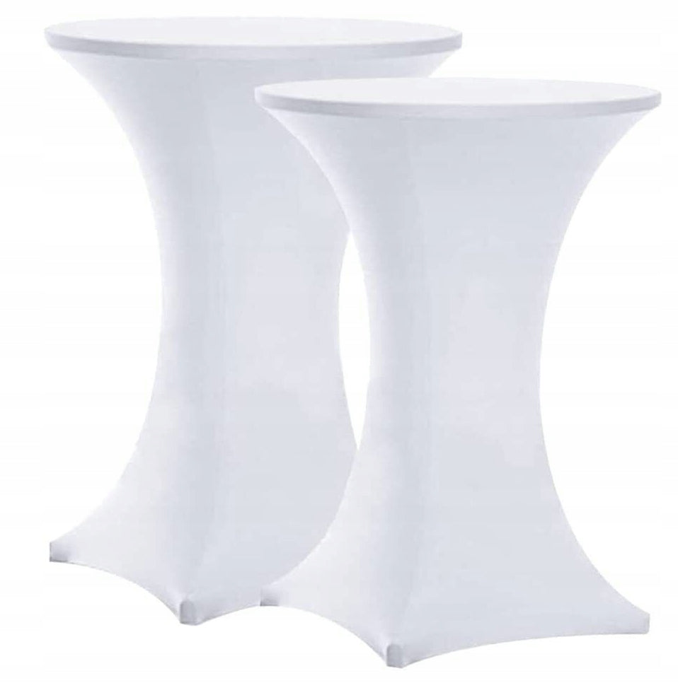 TABLE COVER TABLECLOTH ELASTIC BANQUET CATERING SPANDEX WHITE EAN (GTIN) 5905325709384