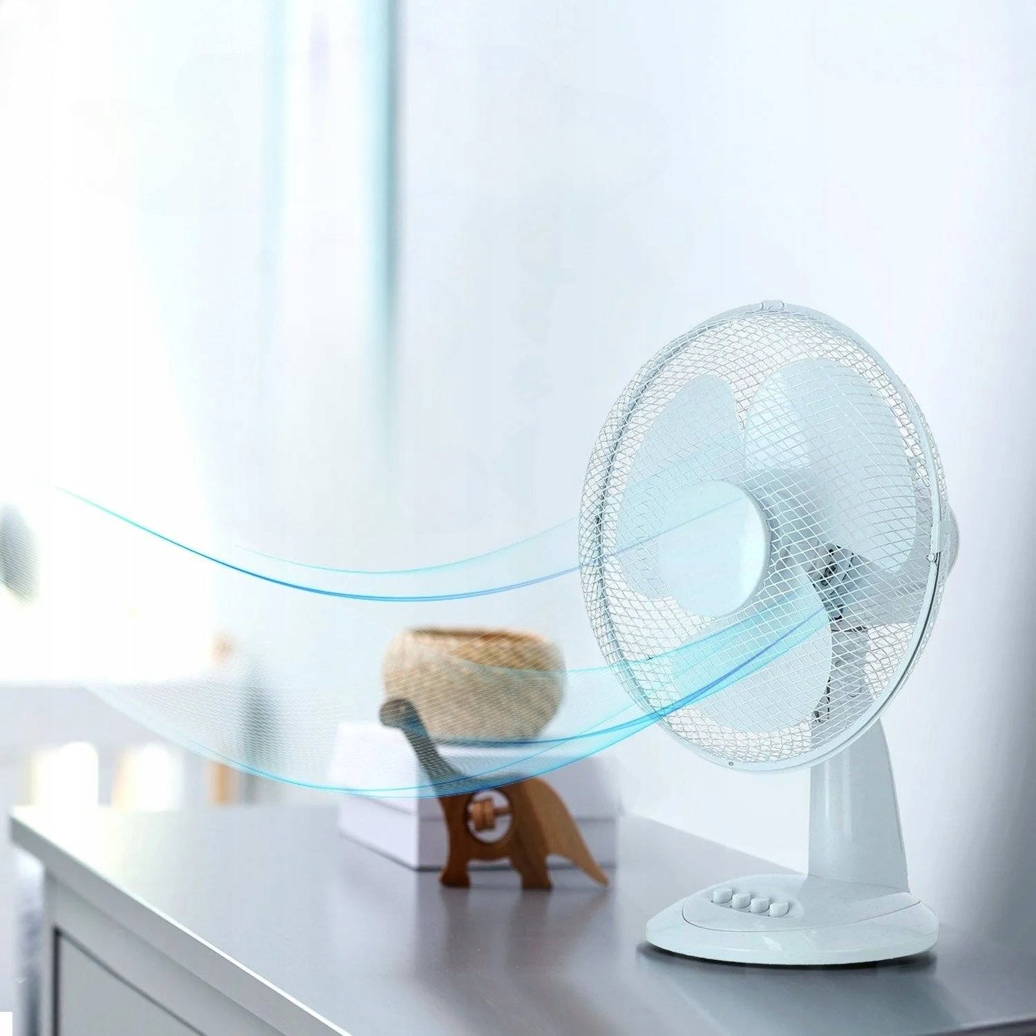 TABLE FAN DESK FAN QUIET POWERFUL FOR OFFICE Brand LTC