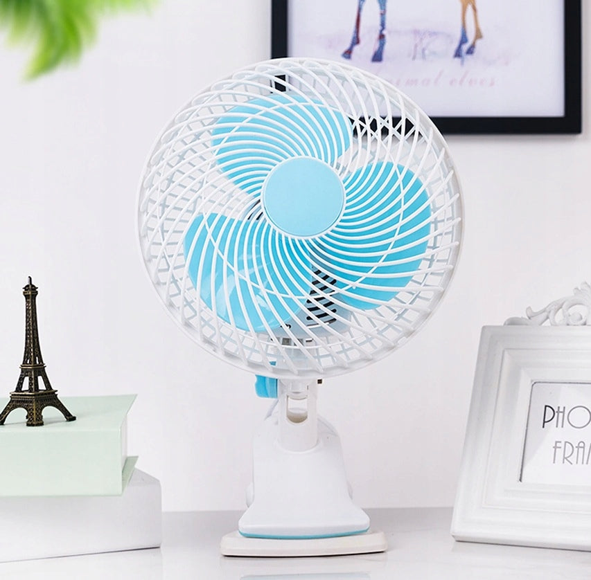 TABLE FAN FOR STANDING DESK OR FOR HANGING ON CLIP Fan type table
