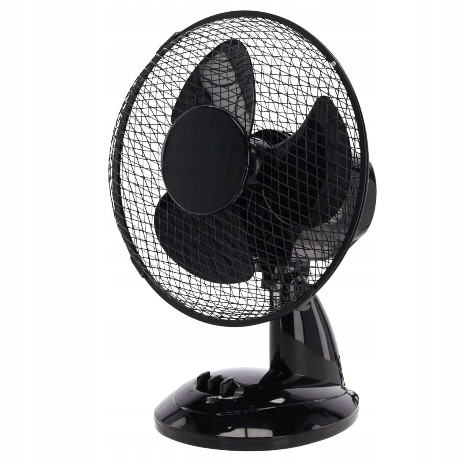 TABLE FAN OFFICE FAN ADJUSTABLE QUIET OSCILLATING BLACK